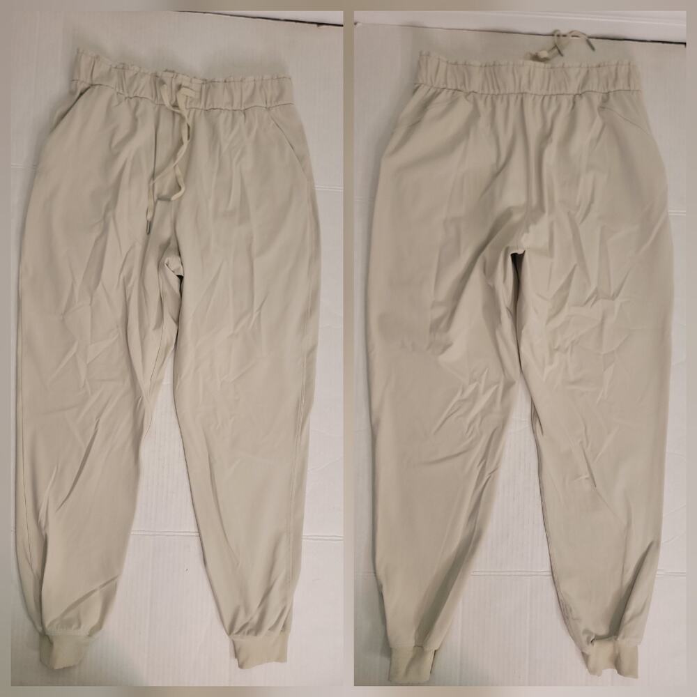 Lululemon Stretch Luxtreme High-Rise Jogger Women’s 10 Natural Tan Athletic